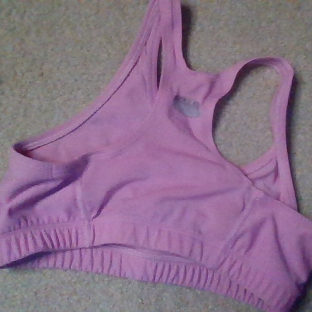 Pink Racerback Under Armor Bra - Picture 2 of 3